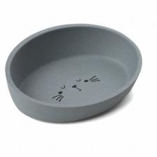 Миска для кошек из бамбука на резинке "Кошечка", 240 мл, Triol