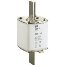 Плавкая вставка предохранителя ППНИ-37 габарит 2 80А IEK, цена за 1 шт
