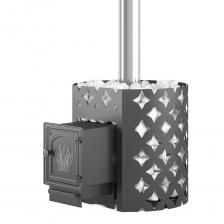 Чугунная печь для бани ЭТНА 24 (ДТ-4) диаметр дымохода: 120 мм