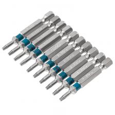 Набор бит Gross 11468, TORX 10х50, сталь S2, 10 шт
