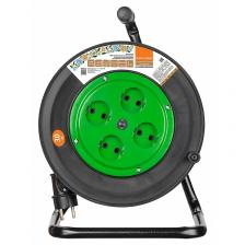 Удлинитель на катушке силовой народный 4 гнезда ПВС 4000 Вт б/з, 30м УС1-43131, цена за 1 упак
