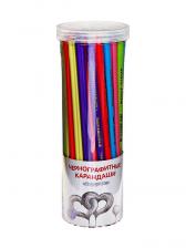 Карандаш ч/г Мульти-Пульти «Сердечко», HB, незаточенный, пластиковый, формовой корпус