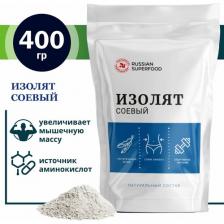 Изолят соевого белка, соевый протеин 400 г / Russian Superfood / для похудения и наращивания мышечной массы