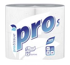 Туалетная бумага 2сл 4рул/упак PROtissue Premium белая 23м (С160)