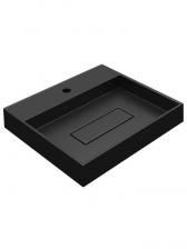 Раковина накладная кварцевая Uperwood Tanos Quartz, 50 см, с декоративной накладкой, космос