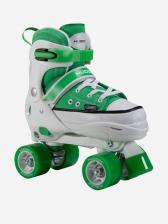 Раздвижные ролики-квады HUDORA Roller Skates, зеленый, Зеленый