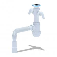 Сифон АНИ Пласт Грот A1115 — это инновационное решение для кухонных моек, позволяющее подключить сразу два бытовых прибора. Благодаря двум отводам для стиральной и посудомоечной машины, а также гибкой трубе 40x40/50 мм, установка сифона становится максимально удобной и адаптируемой под любые условия. Диаметр подключения 1 1/2 дюйма и труба 40 мм обеспечивают совместимость с большинством стандартных моек.