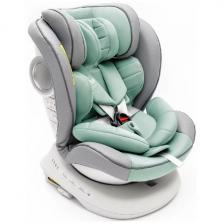 Автокресло Amarobaby CHAMPION Isofix, класс D, группа 0+/1/2/3, серый/бирюзовый
