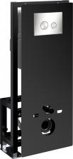 Система инсталляции для унитазов Wasserkraft Glan 66TLT.010.ME.BL.BN01 с кнопкой смыва никель