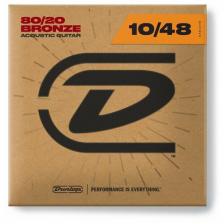 DAB1048 Комплект струн для акустической гитары, бронза 80/20, Extra Light, 10-48, Dunlop