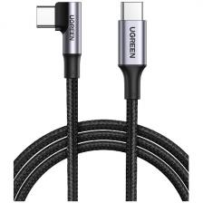 Кабель для зарядки и передачи данных Ugreen 90° угловой, USB C 2.0 - USB C 2.0, 5A, 2 м (70645)