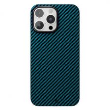 Чехол vlp Aramid Case Magsafe для iPhone 16 Pro синий