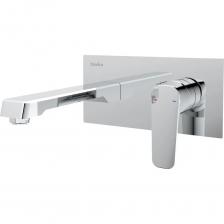 Настенный смеситель для раковины TESKA Quarsar Pro, хром E5106