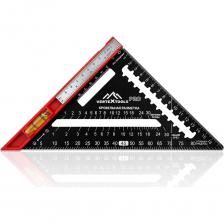 Угольник VERTEXTOOLS PROFI это универсальный, многофункциональный измерительный инструмент 7 в 1. Предназначен для точной и быстрой разметки столярных, слесарных заготовок и стропильных систем. Изготовлен угольник из стали 180мм, толщиной 1,9мм. Упор выполнен из АБС пластика, крепление с помощью неодимового магнита.