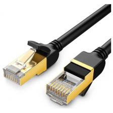 Кабель Ugreen NW107 Cat 7 F/FTP Lan Cable, 3 м, черный (11270)