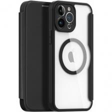 Чехол книжка Dux Ducis для iPhone 13 Pro Max 6.7" (with MagSafe) черный