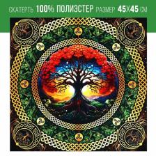 Скатерть для гадания «Древо жизни», 45x45 см