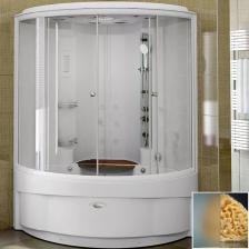 Душевой бокс Radomir Даниэла 140x140 белый стекло матовое без гидромассажа