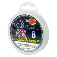 Шнур плетеный WFT KG Sligg Lazer Skin G2 x8 Chartreuse 150/018 (1D-C-520-018)