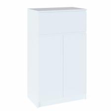 Тумба в прихожую «ТП - 12», 1 ящик, 3 полки, 600x360x1048 мм, цвет белый