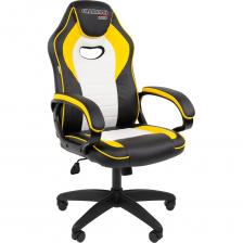 CHAIRMAN GAME 16 – современное, классное и при этом очень доступное компьютерное кресло для настоящих геймеров. Комплексная эргономика, мягкие подлокотники, надежность и долговечность и, конечно, эффектный, мощный дизайн. Максимальная поддержка посадки гарантирует удобство и комфорт даже во время длительной игры или работы. Высокая спинка с поясничной поддержкой, боковая поддержка спины по всей высоте, встроенный подголовник и удобные подлокотники с мягкими накладками поддерживают правильное положение тела в течение всего дня. Регулировка сиденья по высоте адаптирует геймерское кресло под рост конкретного пользователя. А плавный механизм качания с фиксацией в любом положении позволяет откинуться и расслабиться в перерывах. Обивка из качественной экокожи легко очищается от бытовых загрязнений и не требует специального ухода, а вставки из сетчатой ткани на спинке и сиденье обеспечивают более комфортное использование и воздухообмен. Прочный каркас и газпатрон 3 класса выдерживают до 120 кг постоянной нагрузки.