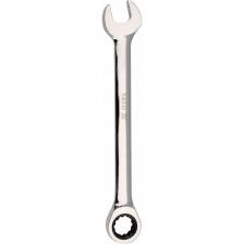 Профессиональный ключ с трещоткой — это надежный инструмент, предназначенный для работы с резьбовыми соединениями при ремонте и монтаже. Он обладает высокой прочностью и долговечностью благодаря использованию ковки из хром-ванадиевой стали (CrV).Основные характеристики:Длина: 141 ммДиаметр головки: 18.2 ммШирина зева ключа: 8 ммШирина губок (внешняя): 17.6 ммКонструкция храпового механизма с 72 зубьями, обеспечивающими точное управление и минимальный угол поворота — всего 5 градусов при каждом оборотеПреимущества:Увеличенная контактная область для надежного захвата крепежаКовка из CrV делает инструмент прочным и износостойкимЗеркальная полированная поверхность облегчает очистку и предотвращает прилипание грязиВысокоточный храповой механизм с большим числом зубьев обеспечивает плавное и точное вращениеПредназначен для эффективной работы с резьбовыми соединениями в процессе ремонта и монтажаЭтот профессиональный ключ с трещоткой идеально подойдет для специалистов и домашних мастеров, требующих надежности и точности в работе.