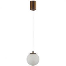 Подвесной светильник Odeon Light Marbella 6685/8L под латунь/металл/алебастр LED 8W 3000K/3500K/4000K 220V