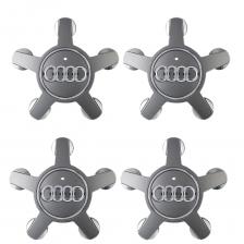 4 шт. крышки центра колеса автомобиля, ступица с пятью когтями, эмблемы, крышки для Audi B6 A4 A1 A5 Q3 Q7 S5 A6 V6T RS6 R8, аксессуары для авто украшения
