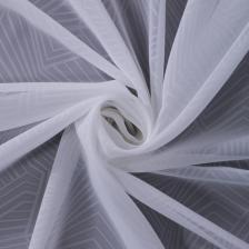 штора тюлевая на шт.ленте SANPA Эйвери шифон 300х260см белый, арт.HP019603/1/1H