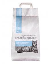 Наполнитель минеральный комкующийся PureMur Super premium 10 кг, бумажный пакет