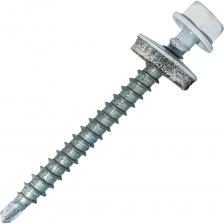 Самосверлящий винт Саморез кровельный по дереву HARDWEX ТМ HWX2-W-P5-4.8x50 мм, св.№1, RAL 9016, 200 шт. 5190000023187