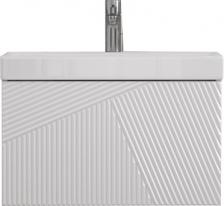 Тумба под раковину без столешницы Velvex Edge 60.1Y подвесная, белая