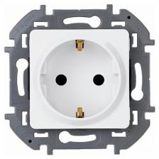 Розетка 2К+З немецкий стандарт 16 А 250 В~ INSPIRIA белый | код 673720 | Legrand (6шт. в упак.)
