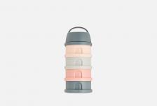 Набор контейнеров для детского питания MINERA GREY/PINK 4 шт BEABA