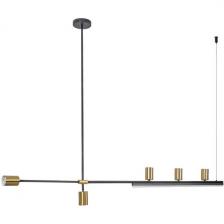 Подвесной светильник Kink Light Рия 07618-120,36 латунь GU10 5*5W+Led 12W (3000K)