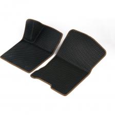 Передние коврики для Volkswagen Tiguan 2016 - 2024 (Фольксваген Тигуан 2) Vicecar 2DL46039-коричневый