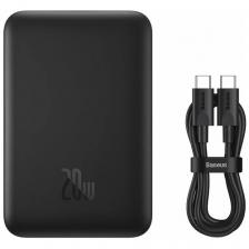 Портативный аккумулятор Baseus Magnetic Mini Wireless Fast Charge, черный, упаковка: коробка