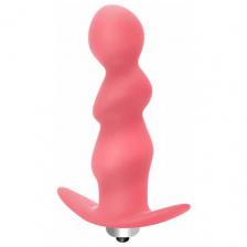Lola games Анальная пробка с вибрацией Spiral Anal Plug 5008 розовый 2.6 см 9.5 см 93 г