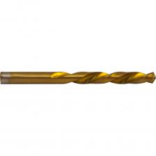 Спиральное сверло по металлу Сверло спиральное по металлу HSS TiN в блистере TDB075NTB (7.5х109х69 мм) Thorvik 52438