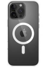 Чехол силиконовый прозрачный MagSafe KZDOO MAG GUARDIAN для iPhone 16 Pro (Прозрачный)