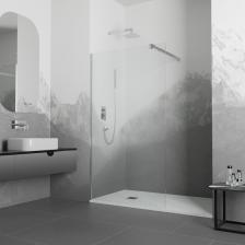 Перегородка для душа RGW - это высококачественное изделие, предназначенное для организации комфортной и безопасной зоны душа в ванной комнате. Сочетание прочных материалов, современного дизайна и функциональных особенностей делает эту перегородку идеальным выбором для людей, ценящих качество и стиль. Изготовлена из закаленного стекла, что обеспечивает надежность и долговечность изделия. Ресурс эксплуатации перегородки составляет 15 лет, что говорит о долговечности и надежности изделия.