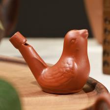 Фигурка для чайной церемонии «Птичка», керамика, свистулька, 6.5x4x6 см