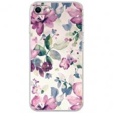 Силиконовый чехол на Apple iPhone 7 / Айфон 7 "Акварельная нежность"