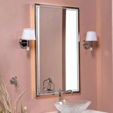 Зеркало Armadi Art Monaco 70 белое, хром, с подсветкой