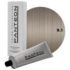 Panteon Color Collection Стойкая крем-краска для волос для профессионального применения, 9.1 светлый блондин пепельный, 100 мл