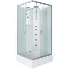 Душевая кабина Niagara Classic 100х80 хром стекло матовое с гидромассажем