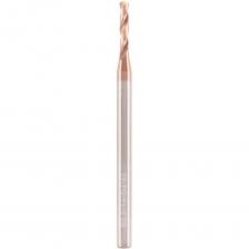 Сверло по металлу твердосплавное BSKT, предназначено для получения сквозных и глухих отверстий в различных заготовках и деталях. Изготовлено из высококачественного твердого сплава VHM, на основе спеченного карбида вольфрама с добавлением кобальта. Покрытие TiSiN (нитрид титана кремния) специально разработано для обработки высокопрочных материалов. Данное покрытие имеет высокую твердость и стойкость при высоких температурах. Коэффициент трения 0,35. Термическая стабильность: до 1100°С. Микротвердость: 3100 HV. Подходит для обработки заготовок твердостью до 60HRC таких, как углеродистые, легированные, закаленные, нержавеющие стали, высокопрочные, жаропрочные, автоматные стали, чугун. При соблюдении скорости сверления и подачи, а также обязательном использовании СОЖ или смазки, ресурс сверла возрастает. Благодаря высокоточному оборудованию грани сверла отличаются остротой и отсутствием заусенцев, режущая способность и износостойкость значительно увеличивается.