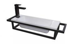 Консоль для раковины Grossman Метрис 50 полотенцедержатель с двух сторон