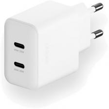 Сетевое зарядное устройство uBear 45W 2 ports Type-C Wall charger Motion Белый