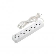 Сетевой бытовой удлинитель General Lighting Systems представляет собой практичное решение для подключения нескольких электроприборов в домашних условиях. Он оснащен розетками типа CEE 7/4 (Schuko), что позволяет одновременно подключать несколько устройств. Длинный кабель обеспечивает удобство использования даже на значительном удалении от источника питания. Удлинитель рассчитан на номинальную силу тока 10 А и поддерживает максимальную нагрузку до 2200 Вт, что делает его подходящим для большинства бытовых приборов. Изготовленный из пластика, удлинитель имеет степень защиты IP20, что обеспечивает базовую защиту от пыли. Белый цвет корпуса и провода гармонично вписывается в любой интерьер.
